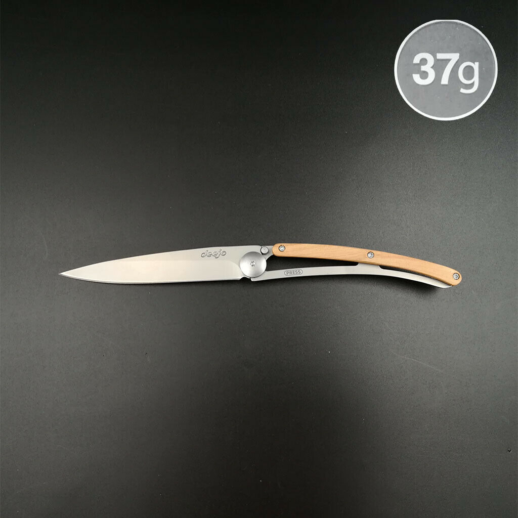 Taschenmesser "Wood" Titan mit Wacholderholz 37g, deejo